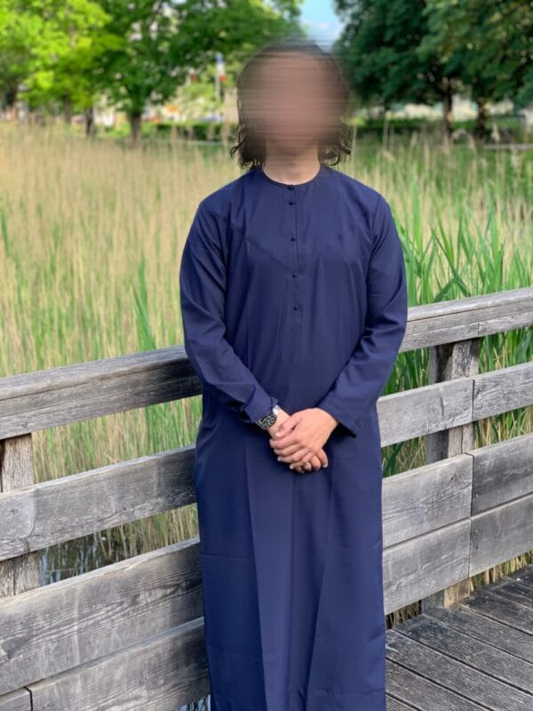 Qamis Qasim - Bleu